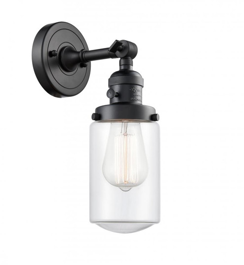 Dover - 1 Light - 5 inch - Matte Black - Adjustable Sconce (3442|203SW-BK-G312)
