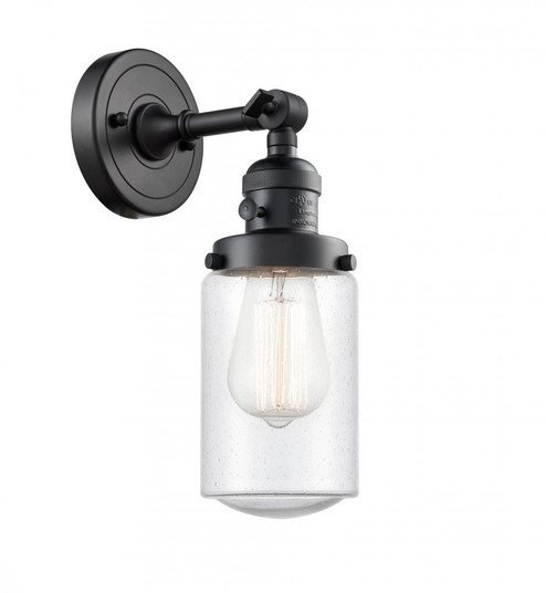 Dover - 1 Light - 5 inch - Matte Black - Adjustable Sconce (3442|203SW-BK-G314)