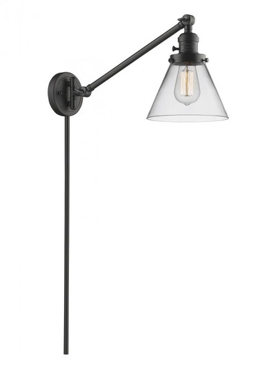 Cone - 1 Light - 8 inch - Oil Rubbed Bronze -Adjustable Swing Arm (3442|237-OB-G42-LED)