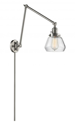 Fulton - 1 Light - 8 inch - Brushed Satin Nickel -Adjustable Swing Arm (3442|238-SN-G172-LED)