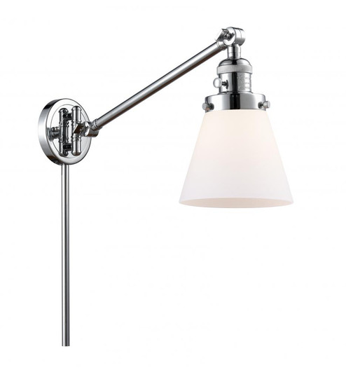 Cone - 1 Light - 8 inch - Polished Chrome -Adjustable Swing Arm (3442|237-PC-G61-LED)