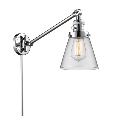 Cone - 1 Light - 8 inch - Polished Chrome -Adjustable Swing Arm (3442|237-PC-G62-LED)