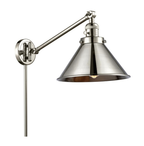Briarcliff - 1 Light - 10 inch - Polished Nickel - Swing Arm (3442|237-PN-M10-PN-LED)