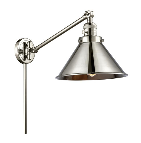 Briarcliff - 1 Light - 10 inch - Polished Nickel -Adjustable Swing Arm (3442|237-PN-M10-PN-LED)