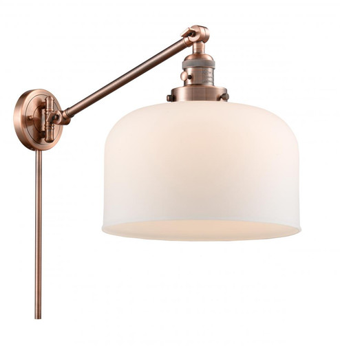 Bell - 1 Light - 12 inch - Antique Copper -Adjustable Swing Arm (3442|237-AC-G71-L-LED)