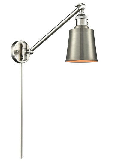 Addison - 1 Light - 8 inch - Brushed Satin Nickel -Adjustable Swing Arm (3442|237-SN-M9-SN-LED)