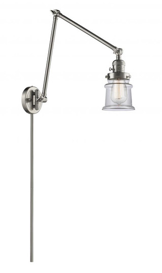 Canton - 1 Light - 8 inch - Brushed Satin Nickel -Adjustable Swing Arm (3442|238-SN-G182S-LED)
