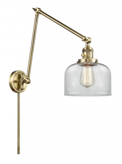 Bell - 1 Light - 8 inch - Antique Brass - Swing Arm (3442|238-AB-G72-LED)