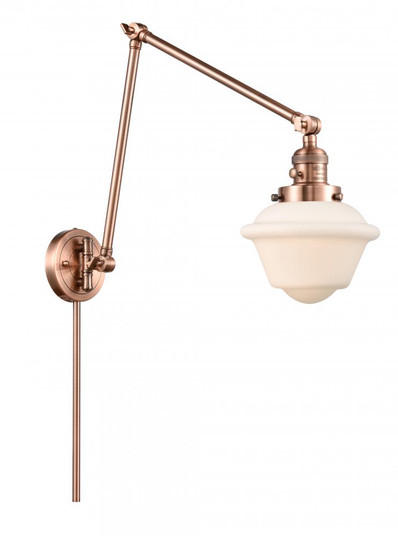 Oxford - 1 Light - 8 inch - Antique Copper -Adjustable Swing Arm (3442|238-AC-G531)