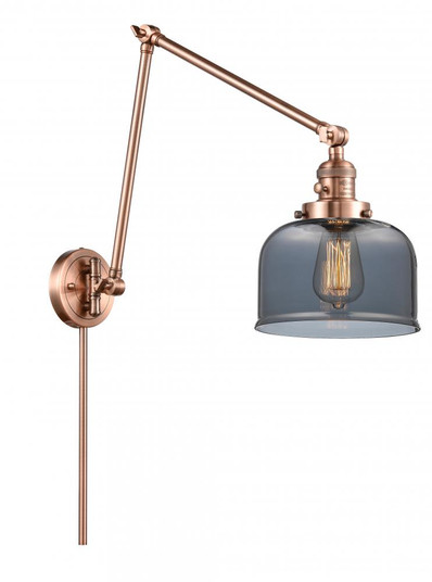 Bell - 1 Light - 8 inch - Antique Copper -Adjustable Swing Arm (3442|238-AC-G73-LED)