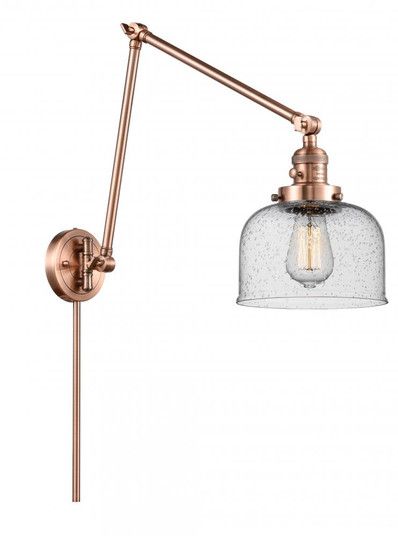 Bell - 1 Light - 8 inch - Antique Copper -Adjustable Swing Arm (3442|238-AC-G74-LED)