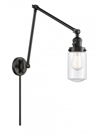Dover - 1 Light - 5 inch - Matte Black -Adjustable Swing Arm (3442|238-BK-G312-LED)