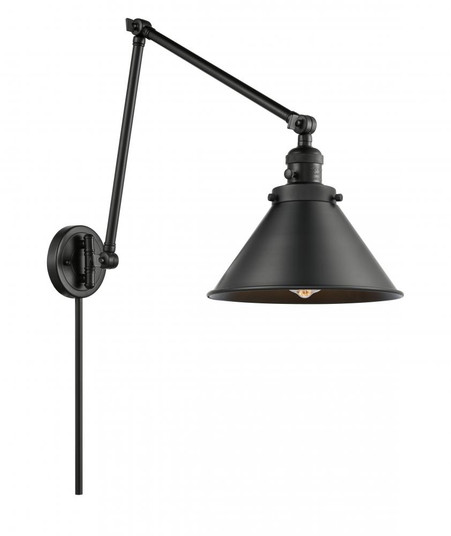 Briarcliff - 1 Light - 10 inch - Matte Black - Swing Arm (3442|238-BK-M10-BK-LED)