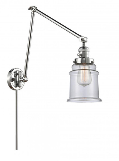 Canton - 1 Light - 6 inch - Polished Chrome -Adjustable Swing Arm (3442|238-PC-G182-LED)