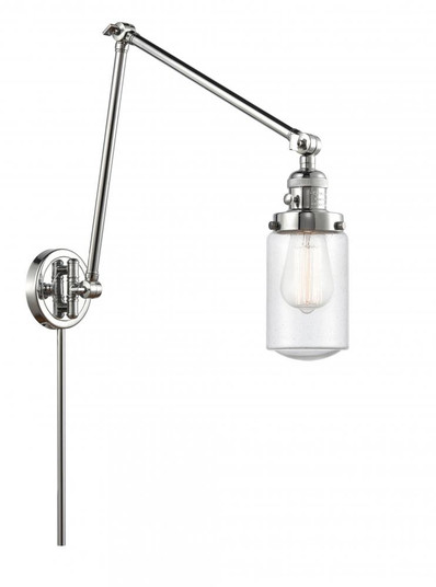 Dover - 1 Light - 5 inch - Polished Chrome -Adjustable Swing Arm (3442|238-PC-G314-LED)