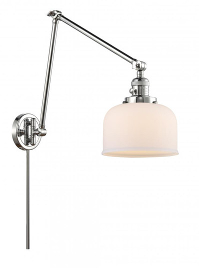 Bell - 1 Light - 8 inch - Polished Chrome -Adjustable Swing Arm (3442|238-PC-G71)
