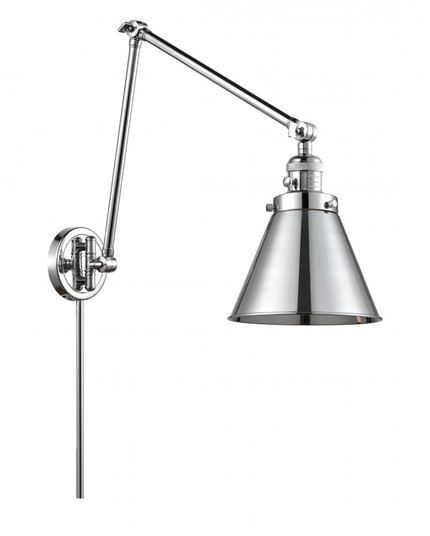 Appalachian - 1 Light - 8 inch - Polished Chrome -Adjustable Swing Arm (3442|238-PC-M13-PC-LED)
