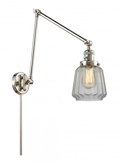 Chatham - 1 Light - 8 inch - Polished Nickel -Adjustable Swing Arm (3442|238-PN-G142-LED)