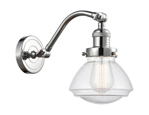 Olean - 1 Light - 7 inch - Polished Chrome - Adjustable Sconce (3442|515-1W-PC-G324-LED)