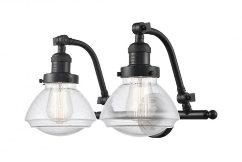 Olean - 2 Light - 19 inch - Oil Rubbed Bronze - Adjustable Bath Vanity Light (3442|515-2W-OB-G324-LED)