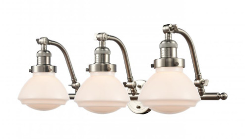 Olean - 3 Light - 29 inch - Brushed Satin Nickel - Adjustable Bath Vanity Light (3442|515-3W-SN-G321-LED)