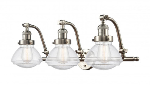 Olean - 3 Light - 29 inch - Brushed Satin Nickel - Adjustable Bath Vanity Light (3442|515-3W-SN-G324-LED)
