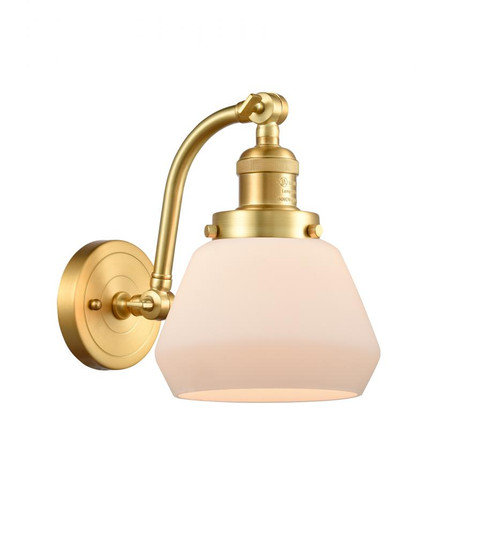 Fulton - 1 Light - 7 inch - Satin Gold - Adjustable Sconce (3442|515-1W-SG-G171-LED)