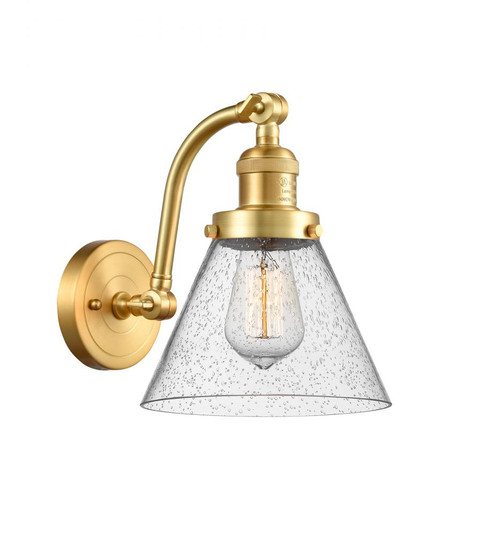 Cone - 1 Light - 8 inch - Satin Gold - Adjustable Sconce (3442|515-1W-SG-G44)