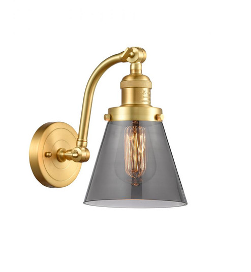 Cone - 1 Light - 7 inch - Satin Gold - Adjustable Sconce (3442|515-1W-SG-G63)