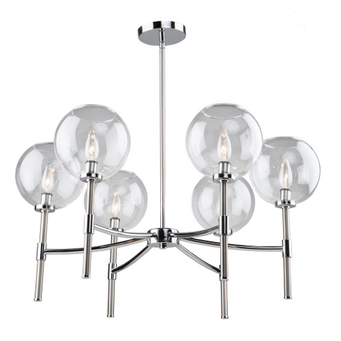 Hamilton 6-Light Chandelier (12|SC13126CB)