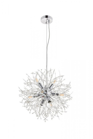 Flores 8 light Chrome Pendant (758|LD5052D20C)