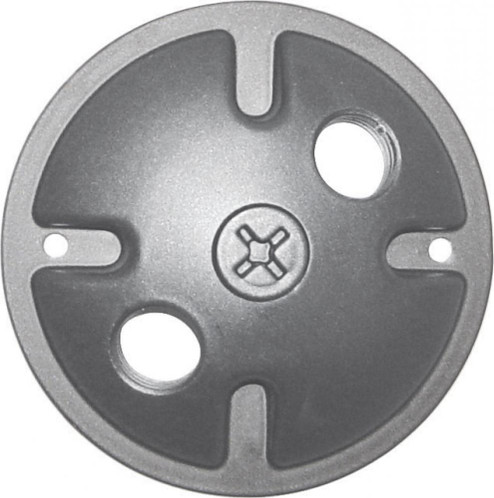 2 - Light Die Cast Mounting Plate - Light Gray Finish (81|60/674)