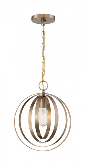 Pendleton - 1 Light Pendant with- Burnished Brass Finish (81|60/7056)