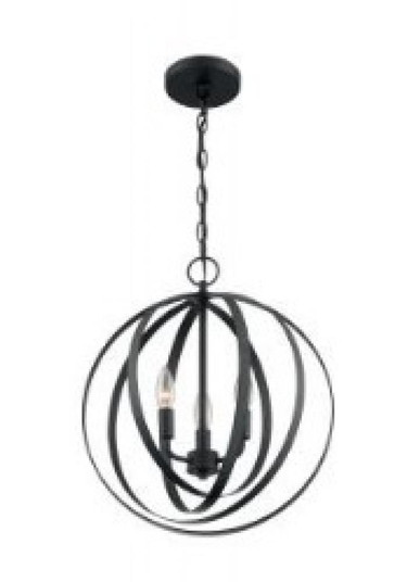 Pendleton - 3 Light Pendant with- Matte Black Finish (81|60/7067)