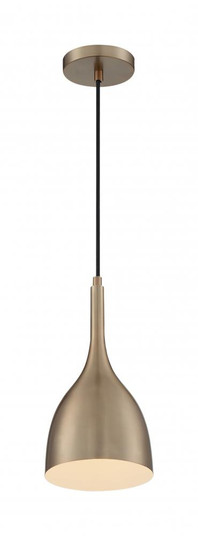 Bellcap - 1 Light Pendant with- Burnished Brass Finish (81|60/7076)