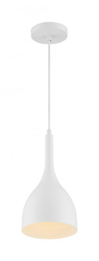 Bellcap - 1 Light Pendant with- Matte White Finish (81|60/7096)
