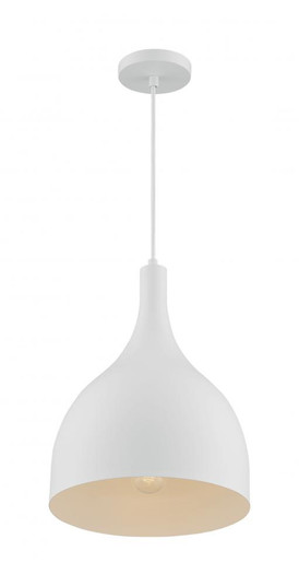 Bellcap - 1 Light Pendant with- Matte White Finish (81|60/7097)