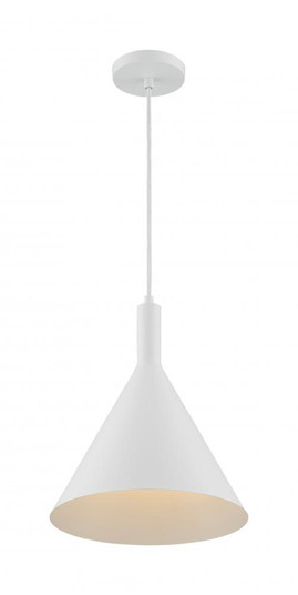 Lightcap - 1 Light Pendant with- Matte White Finish (81|60/7138)