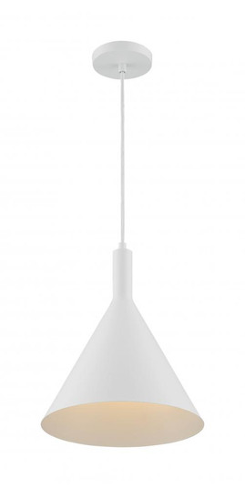 Lightcap - 1 Light Pendant with- Matte White Finish (81|60/7138)