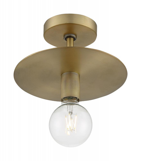 Bizet - 1 Light Semi-Flush with- Vintage Brass Finish (81|60/7244)
