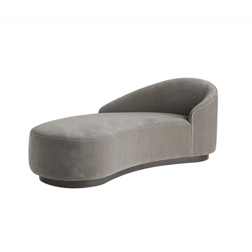 Turner Chaise Sharkskin Velvet Grey Ash, Left Arm (314|8145)