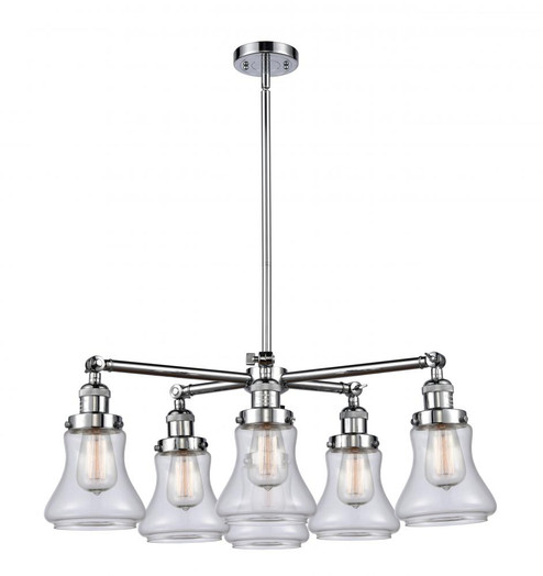 Bellmont 6 Light Chandelier (3442|207-6CR-PC-G192)