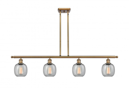 Belfast - 4 Light - 48 inch - Brushed Brass - Stem hung - Island Light (3442|516-4I-BB-G104)
