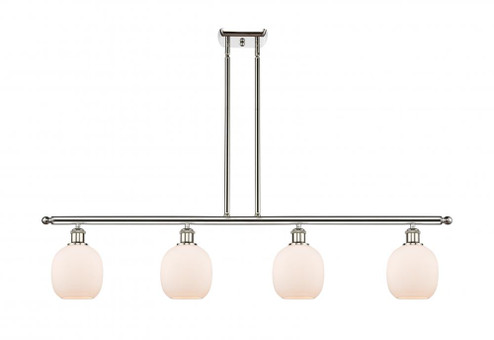 Belfast - 4 Light - 48 inch - Polished Nickel - Stem hung - Island Light (3442|516-4I-PN-G101)
