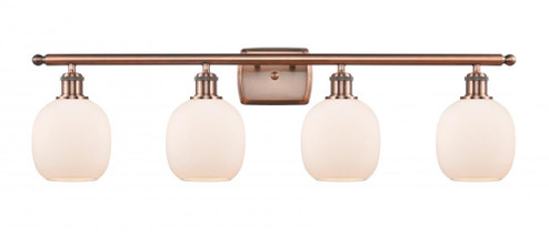 Belfast - 4 Light - 36 inch - Antique Copper - Bath Vanity Light (3442|516-4W-AC-G101)