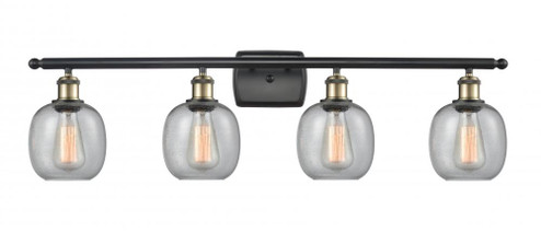 Belfast - 4 Light - 36 inch - Black Antique Brass - Bath Vanity Light (3442|516-4W-BAB-G104)