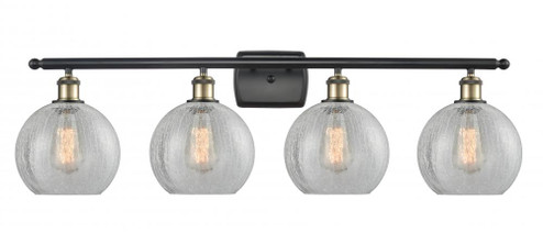 Athens - 4 Light - 38 inch - Black Antique Brass - Bath Vanity Light (3442|516-4W-BAB-G125)