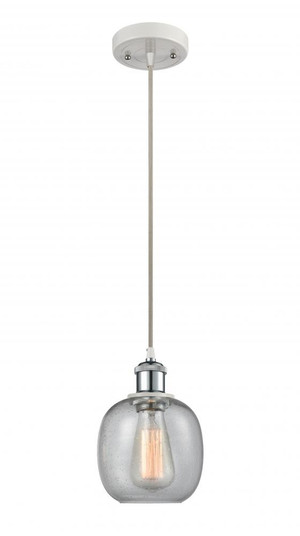 Belfast - 1 Light - 6 inch - White Polished Chrome - Cord hung - Mini Pendant (3442|516-1P-WPC-G104)