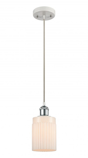 Hadley - 1 Light - 5 inch - White Polished Chrome - Cord hung - Mini Pendant (3442|516-1P-WPC-G341)