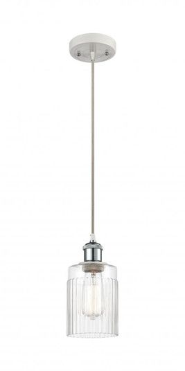 Hadley - 1 Light - 5 inch - White Polished Chrome - Cord hung - Mini Pendant (3442|516-1P-WPC-G342-LED)